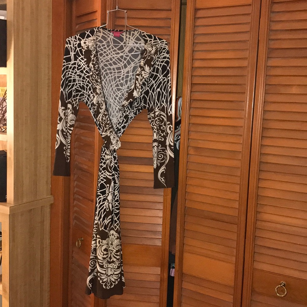 Sassy wrap dress